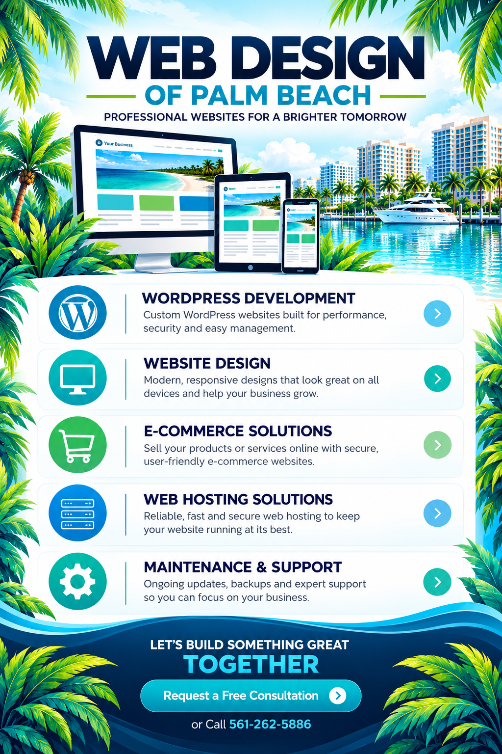 Web Design of Palm Beach Web Design Services