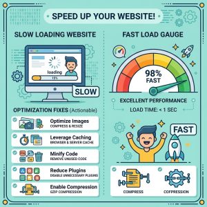 an image showing why your wordpress site is slow